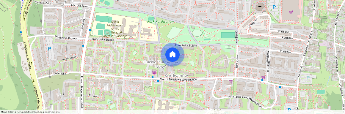 ul. Marii i Bolesława Wysłouchów, Kurdwanów, Podgórze Duchackie, Kraków, małopolskie