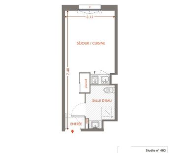 Location Appartement 1 pièce 21m² CENON 33150 - Photo 6