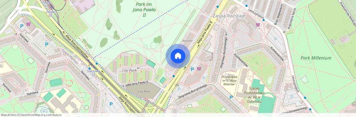 al. Jana Pawła II, Zaspa-Rozstaje, Gdańsk, pomorskie