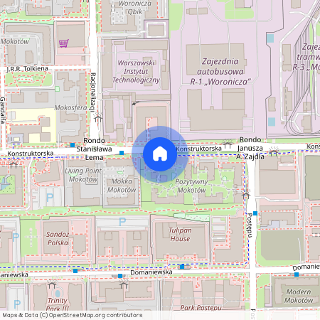 ul. Konstruktorska, Służewiec, Mokotów, Warszawa, mazowieckie