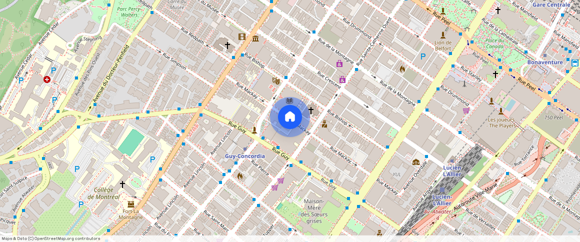 1444 Mackay Street, Ville-Marie, Ville-Marie, Ile de Montréal, H3G 2H7