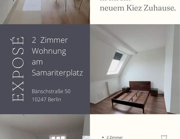 2-Zimmer-Dachgeschosswohnung großer Terrasse am Samariterplatz - Foto 1