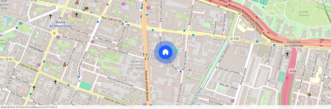 Boulevard du Général de Gaulle, Francja, Montrouge