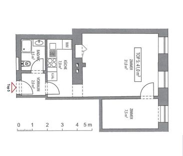 Provisionsfrei: Unbefristeter 41m² Altbau mit 2 Zimmern und Einbauk... - Photo 5