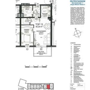 Betreutes Wohnen in Deutsch Wagram - schöne 2 Zimmerwohnung mit Balkon - Foto 3