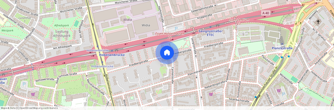 Friedbergstr., 45147 Essen-West - Holsterhausen