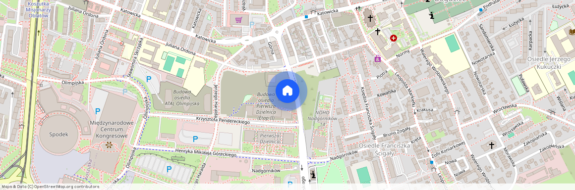 Henryka Mikołaja Góreckiego, Bogucice, Katowice, śląskie