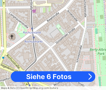 Helle 3-Zimmerwohnung mit Balkon in begehrter Lage von Pempelfort! - Foto 1