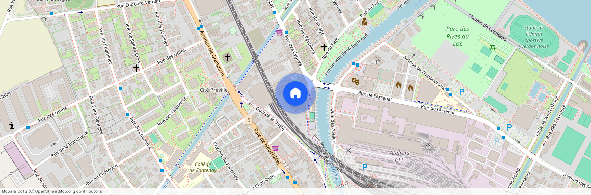 Rue des Cygnes, 1400 Yverdon-les-Bains