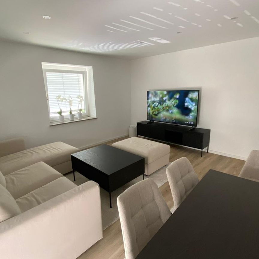 3-Zimmerwohnung mit Wlan, TV, Küche, Dusche/WC, Waschmaschine, Trockner, Balkon und Garage - Photo 1