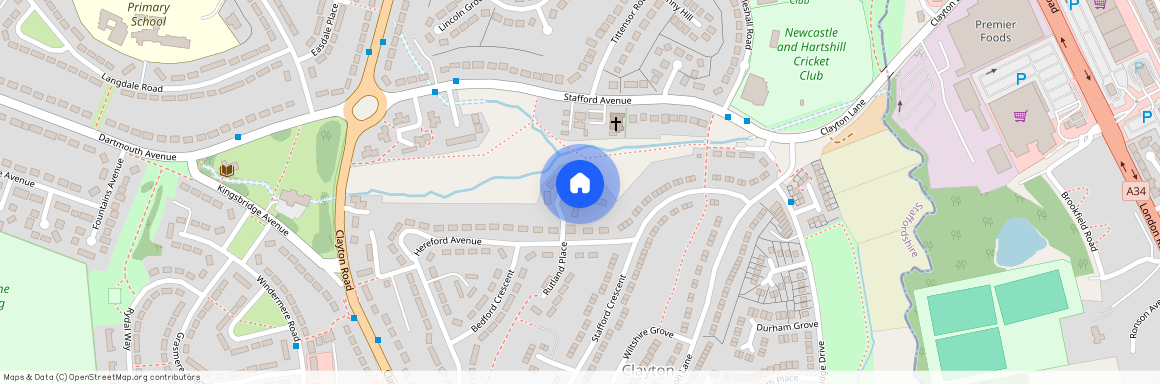1-8;8A;8B;9-12;12A;14-31 Gloucester Grange, Newcastle-under-Lyme, ST5 3EE, United Kingdom