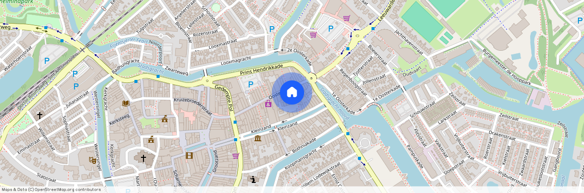 Kleinzand 75-E, Sneek binnen de grachten, 8601BG