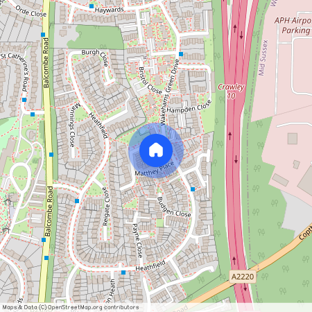 Matthey Place, Crawley RH10