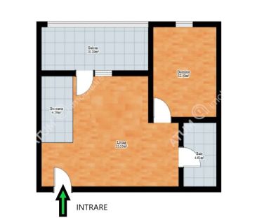 De inchiriat apartament cu 2 camere balcon si loc de parcare din zona Arhitectiilor din Sibiu - Photo 2
