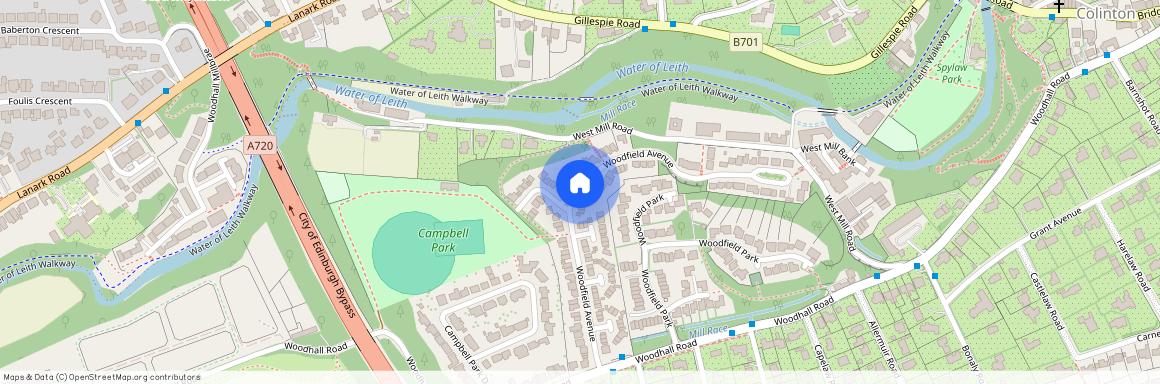 Woodfield Avenue, Edinburgh, Midlothian, EH13