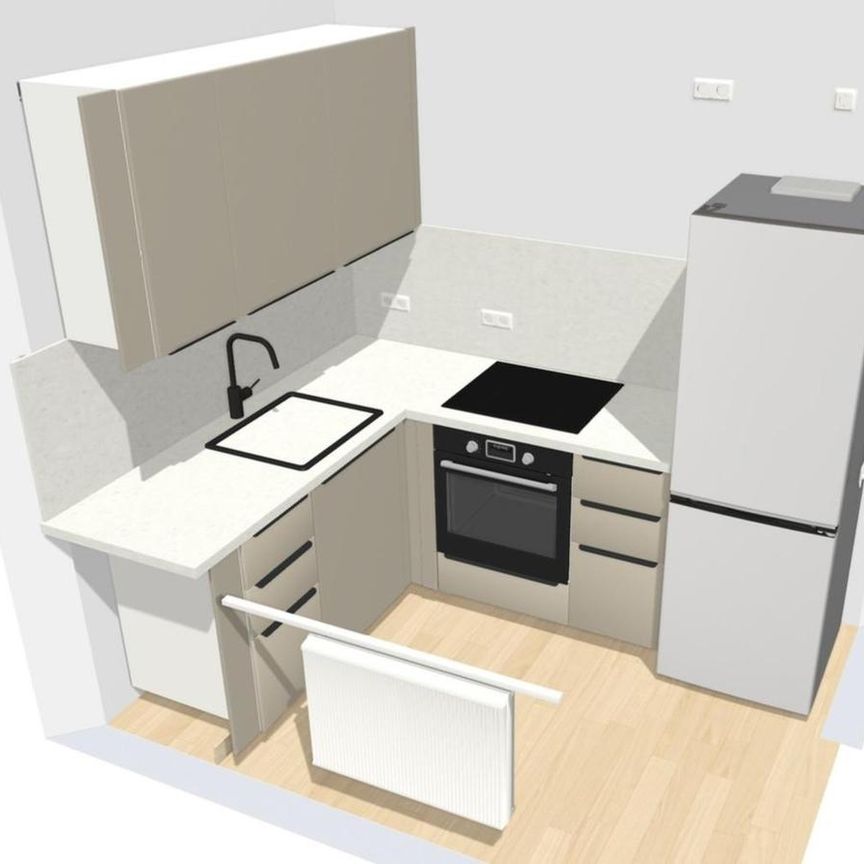 Moderne, sanierte 2-Zimmer-Wohnung mit Einbauküche im Zentrum-Süd nahe der Karli - Photo 1