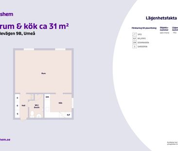 Bölevägen 9 B, Umeå - Foto 1