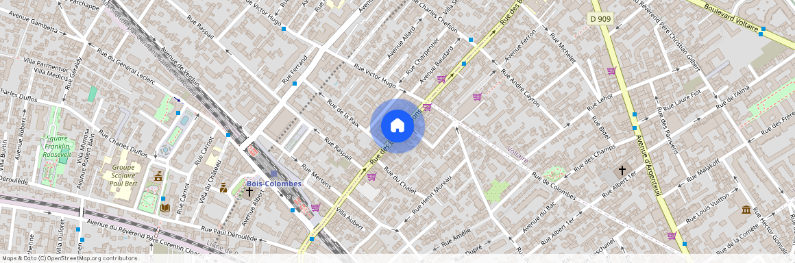 Rue des Bourguignons, Francja, Asnières-Sur-Seine