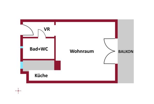 IM HERZEN VON NUSSDORF: Single Apartment mit Balkon I Erstbezug nach Renovierung I Heurigennähe I Nussdorfer Weinberge - Photo 1