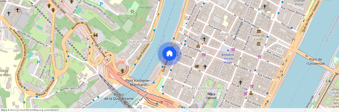 7 QUAI MARECHAL JOFFRE, LYON 2EME ARRONDISSEMENT Vaubecour-Mairie