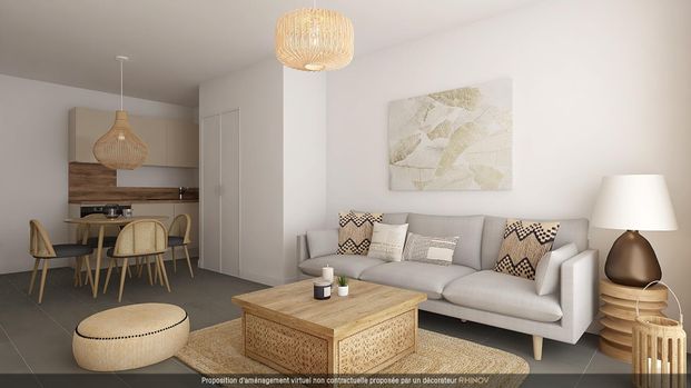 location Appartement T2 DE 42.11m² À ST GREGOIRE - Photo 1