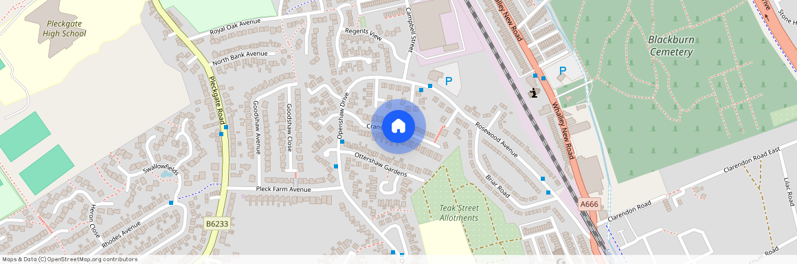 Cranshaw Drive, Blackburn. Lancs. BB1 8RE