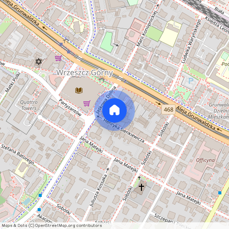 ul. Henryka Sienkiewicza, Wrzeszcz Górny, Gdańsk, pomorskie