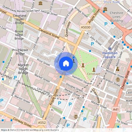 Hamilton Square, Birkenhead, Wirral, Merseyside, CH41