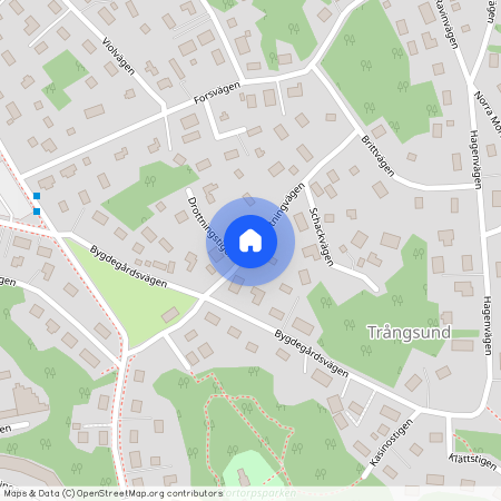 Drottningvägen, Trångsund