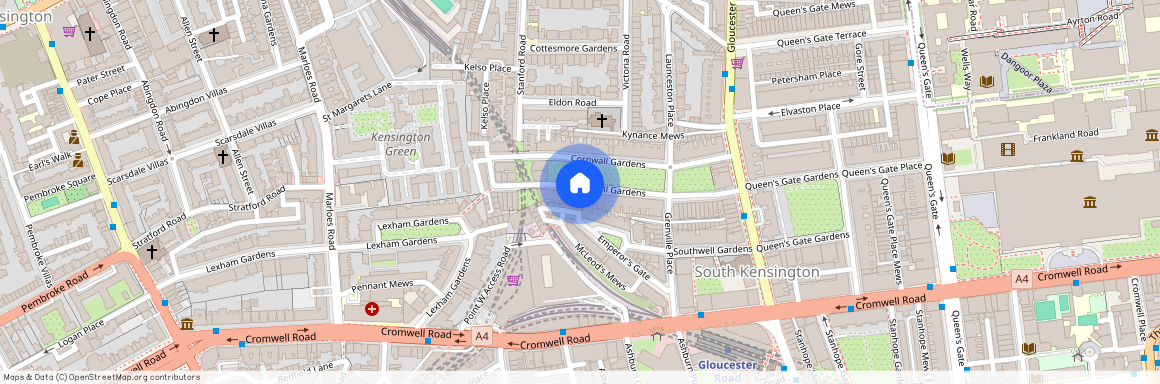 Cornwall Gardens, South Kensington, London