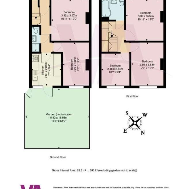 All Inclusive - First Floor Front Extra Large Double Room In Harcourt Street, Minutes Walk To Luton Centre, LU1 - Photo 1