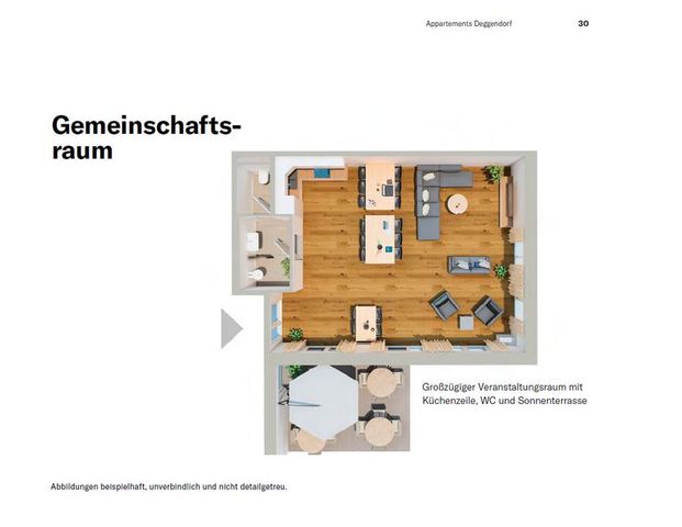 Appartementwohnen für Pflegepersonal, Auszubildende und Studierende - Photo 1