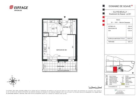 location Appartement T0 DE 30.67m² À CLAYE SOUILLY - Photo 2