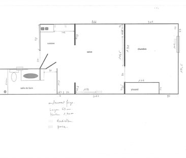 T2, 26m², Rue de Grezan, 450€ H.C - Photo 1