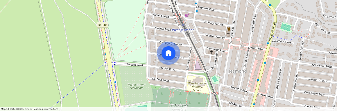 Lavender Gardens, Newcastle upon Tyne NE2