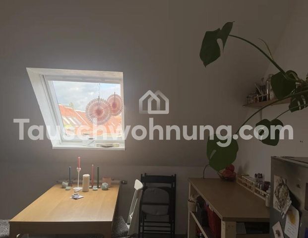TAUSCHWOHNUNG Sonnige Dachgeschosswohnung in Strehlen - Foto 1