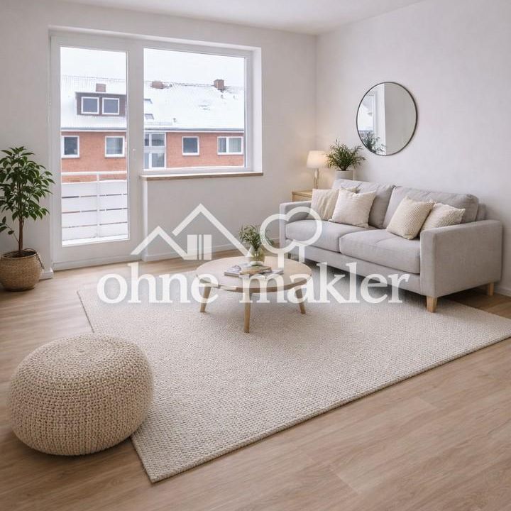 Moderne, helle 1-Zimmer-Wohnung mit Balkon & neuer Einbauküche – Ruhig gelegen - Foto 1