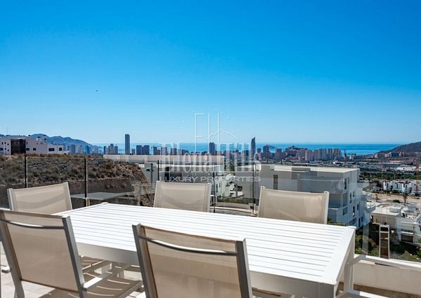 Modern duplex with sea views in Sierra Cortina, Finestrat, Benidorm, Alicante