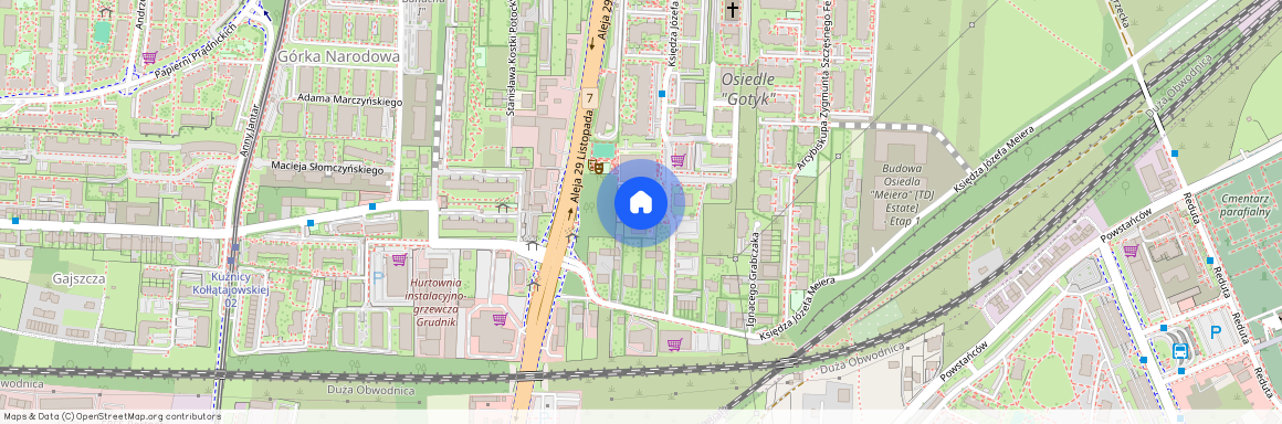 ul. ks. Józefa Meiera 16C, Górka Narodowa, Prądnik Biały, Kraków, małopolskie