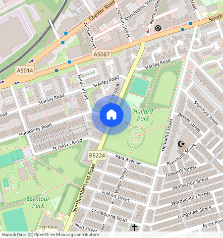 Northumberland Road, Old Trafford, Manchester, M16