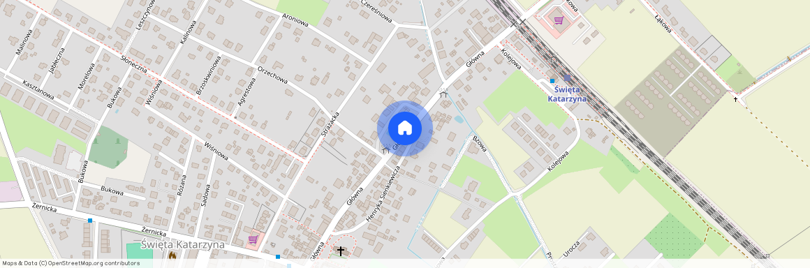 ul. Wielka, Święta Katarzyna, Siechnice, wrocławski, dolnośląskie