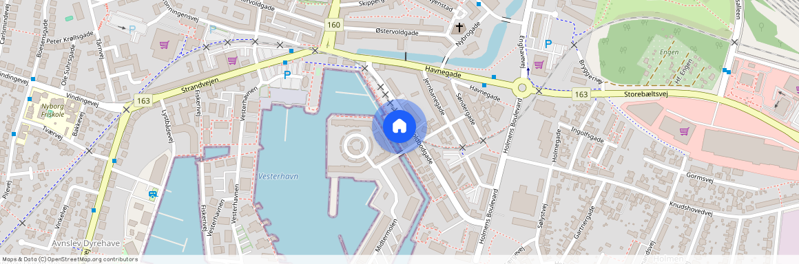 1. tv., Toldbodgade 14 B, 5800, Nyborg