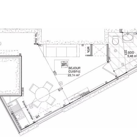 Studio meublé de 2020 excellent état + cave - Photo 4