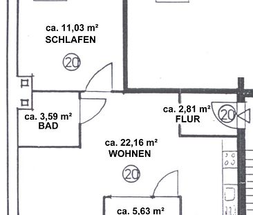 ** Südvorstadt * 2-Zimmer-Wohnung mit Dachterrasse in ruhiger Nebenstraße ** - Foto 5