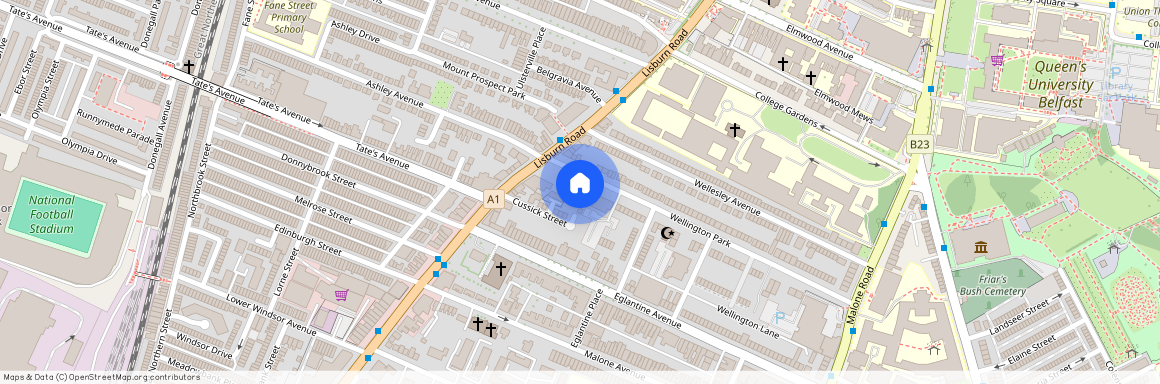 Apt 3, 66 Wellington Park, Belfast, BT9 6DP