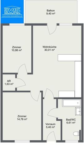 2-3 Zimmer Mietwohnung mit Balkon in Hall IMS IMMOBILIEN KG - Photo 5
