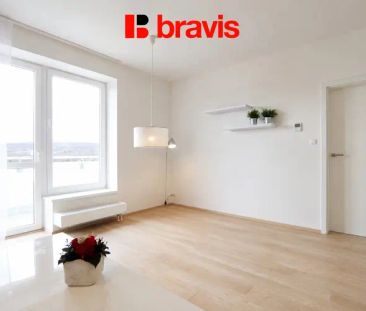 Pronájem nového bytu 3+kk, ulice Žabí, Brno - Žebětín, balkón, skle... - Photo 1