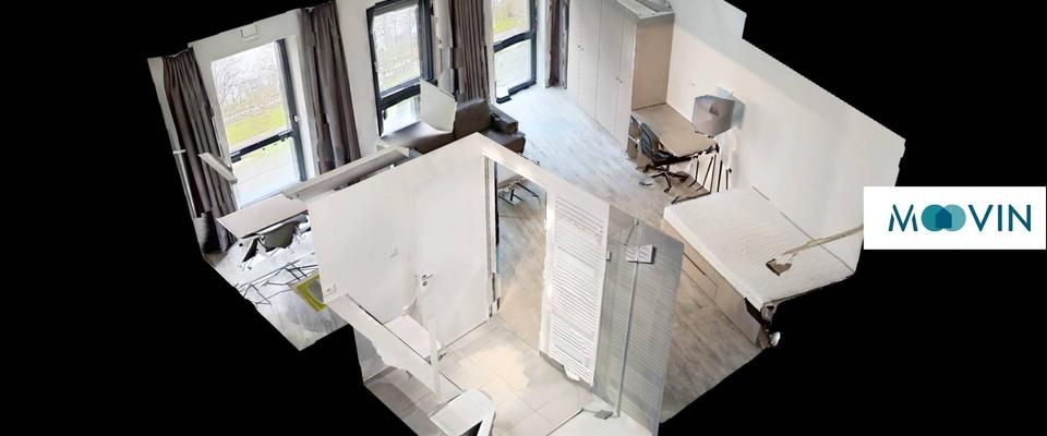 URBAN BASE: Vollmöbliertes 1-Zimmer-Large-Apartment mit EBK, TERRASSE, ALL-IN-MIETE, UVM. am Rheinufer - Photo 1