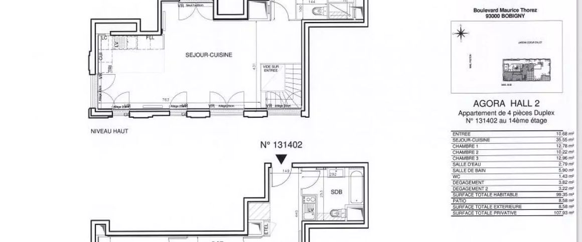 location Appartement T4 DE 99.3m² À BOBIGNY - Photo 1