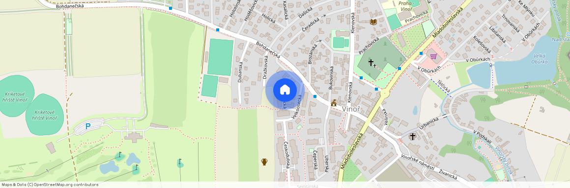 Mlázovická, Praha - Vinoř